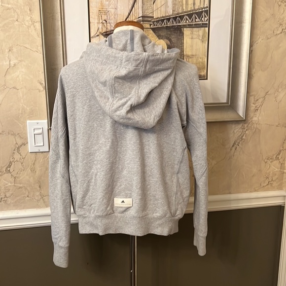 Stella McCartney Adidas Full Zip Gray Hoodie Large - Picture 2 of 8